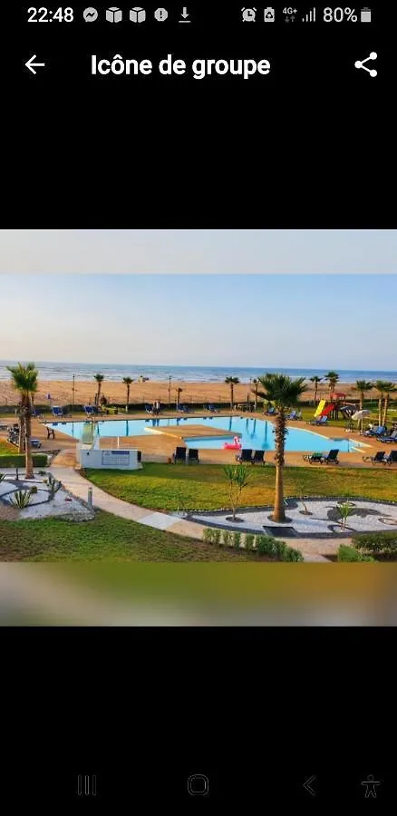 Appartement Front De Mer Avec Vue Panoramique Καζαμπλάνκα 0*,