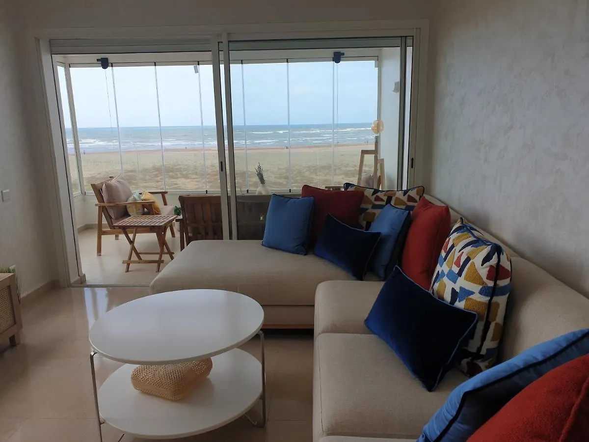 Appartement Front De Mer Avec Vue Panoramique Καζαμπλάνκα Διαμέρισμα